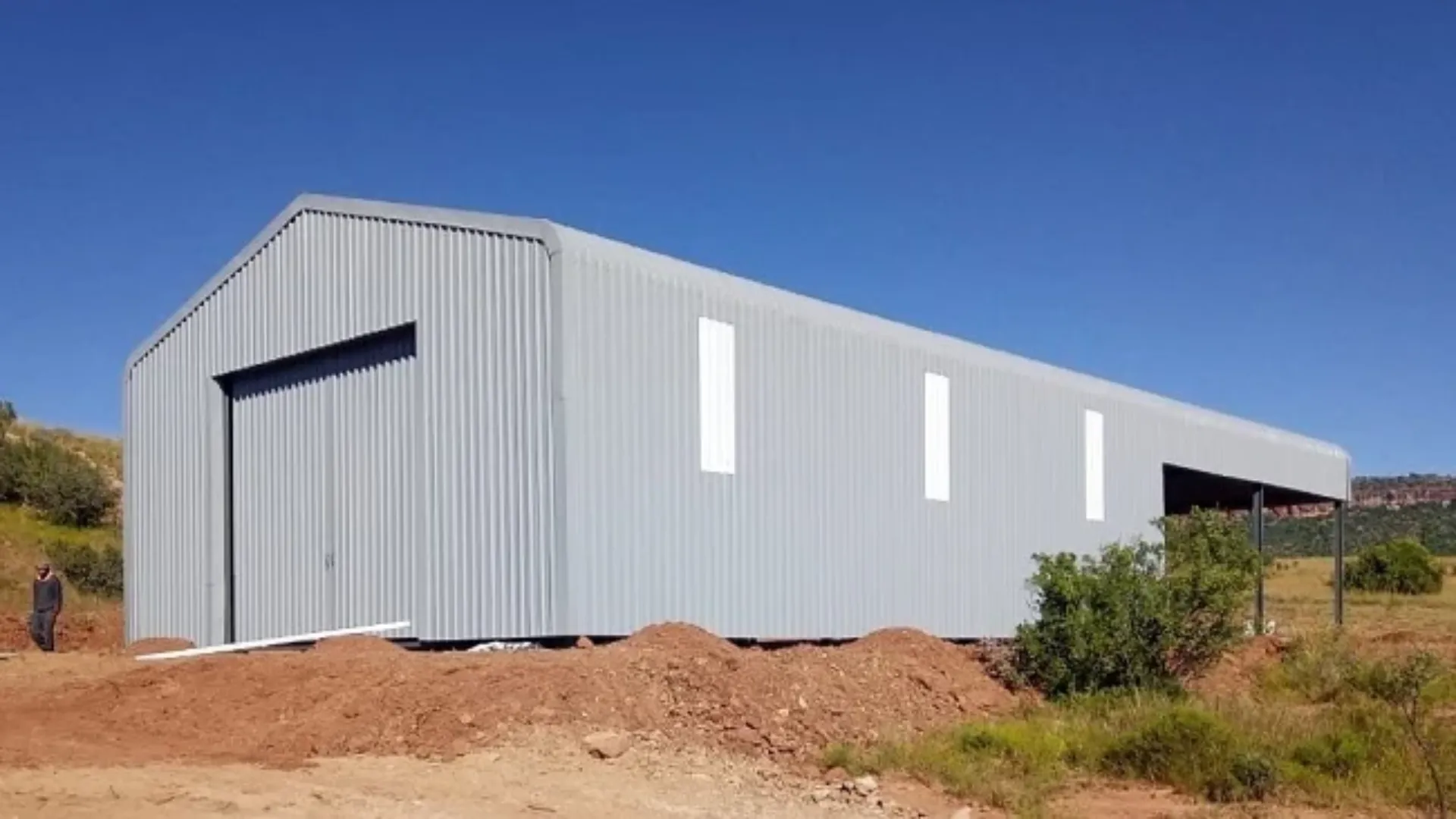 Durable pole barn and agricultural shed structure